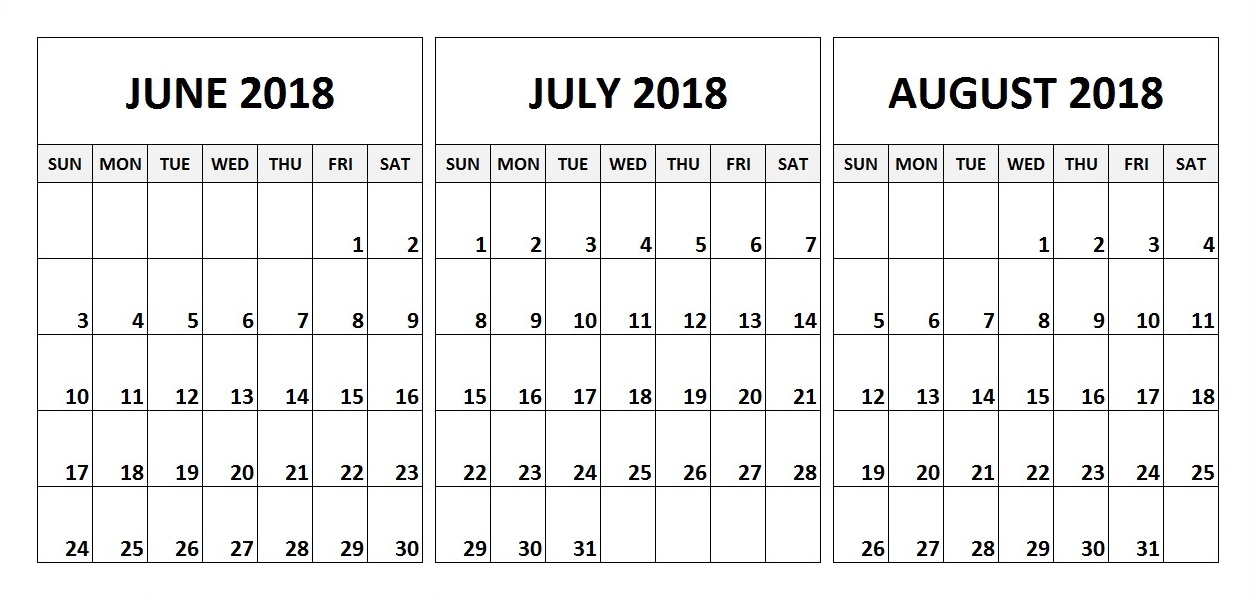 June-July-August-2018-Calendar