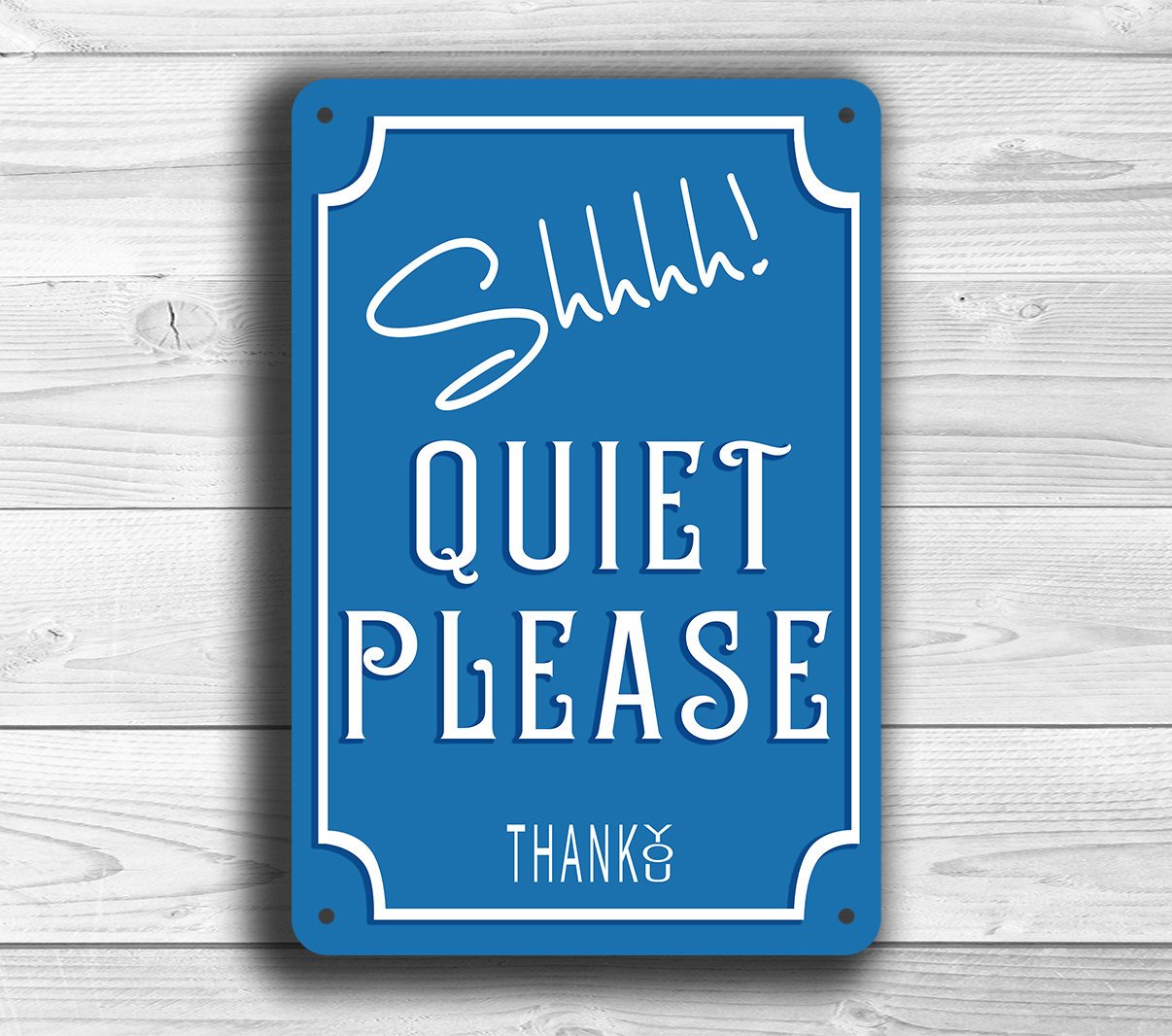 quiet please